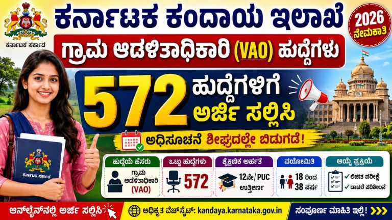 Karnataka Revenue Department Recruitment 2026