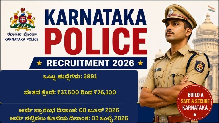 KSP Civil Police Constable Recruitment